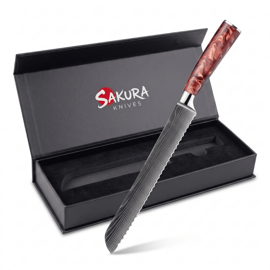 Pankiri Bread Knife (8") - Kohaku Series