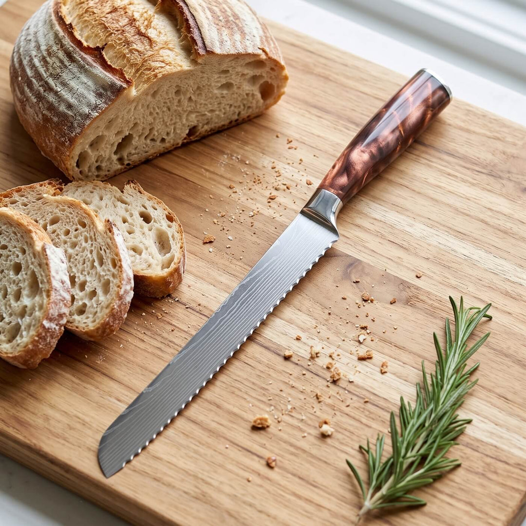 Pankiri Bread Knife (8") - Kohaku Series