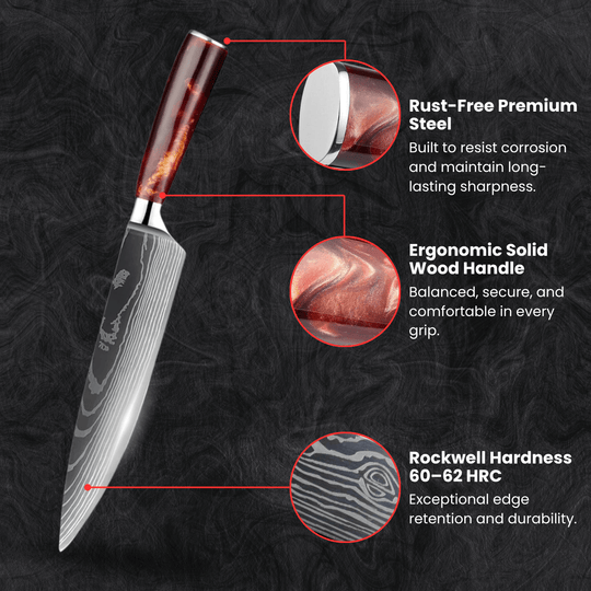Gyuto Chef's Knife (8") - Kohaku Series