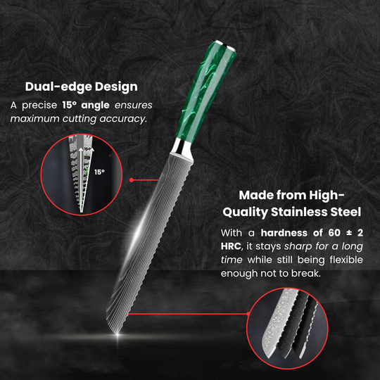 Pankiri Bread Knife (8") - Kodama Series