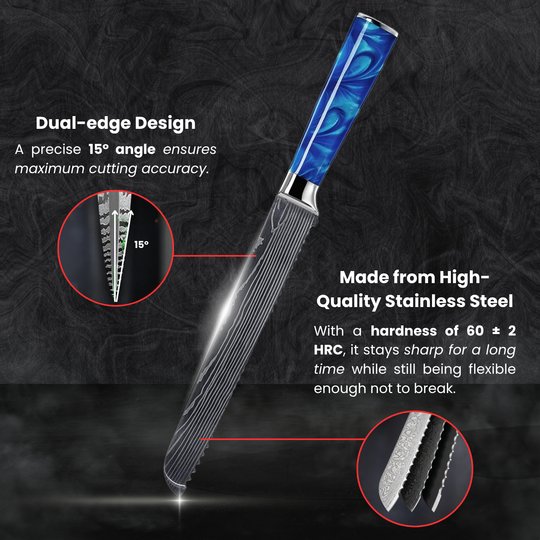 Pankiri Bread Knife (8") - Kaiyo Series
