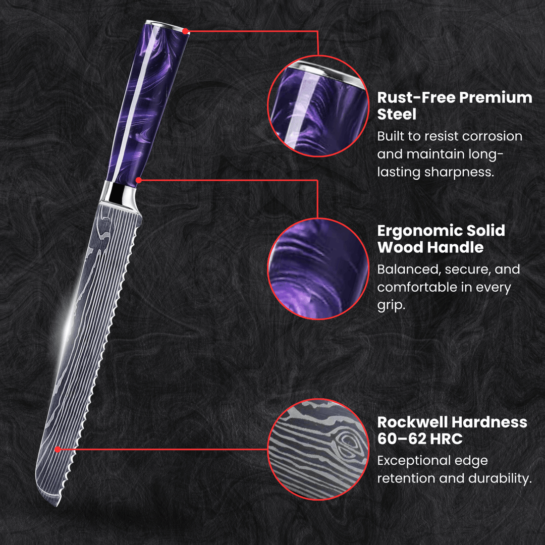 Pankiri Bread Knife (8") - Yozora Series