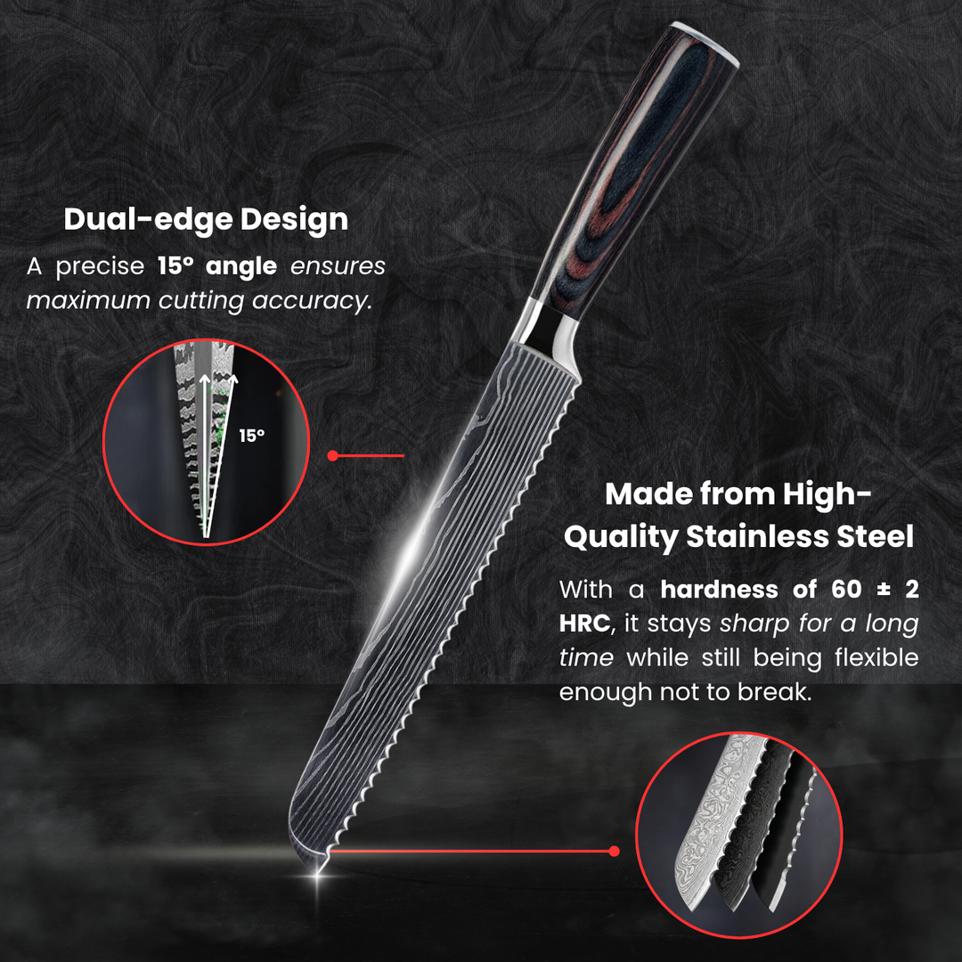 Pankiri Bread Knife (8") - Takumi Series